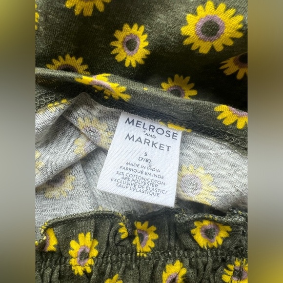 Melrose & Market Sunflower Tank Top- Size Small (7/8) - Picture 3 of 3